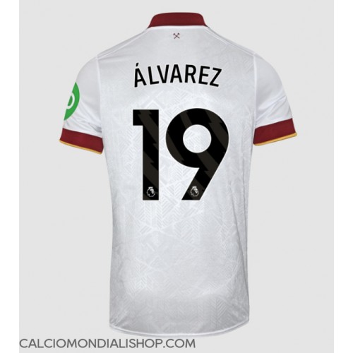 Maglie da calcio West Ham United Edson Alvarez #19 Terza Maglia 2024-25 Manica Corta